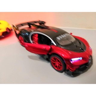 โมเดลรถยนต์ 2019 Bugatti GT Super Car  ทำจากเหล็ก สัดส่วน 1:32