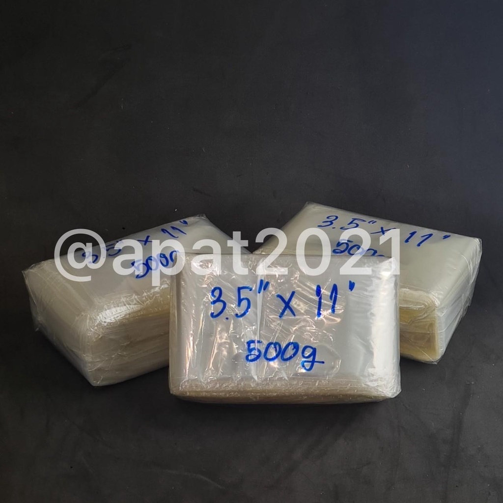 ทักแชทเช็คขนาดก่อนสั่งซื้อฟิล์มหดPOF(Polyolefin Shink Film) ห่อหุ้มสินค้า ปากถุงกว้าง x ยาว