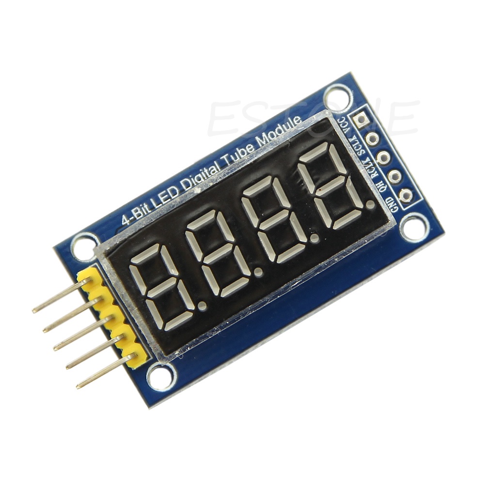 Hl TM1637 โมดูลจอแสดงผล LED 4 บิตหลอดดิจิตอลพร้อมจอแสดงผลนาฬิกาสําหรับ