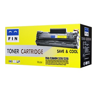 ตลับหมึกฟิน HP CE278A (78A) / CANON326 / CANON328 สำหรับ HP P1005   P1566, P1606 , P1536 ตลับหมึกเลเซอร์ดำ (FIN)