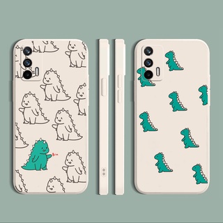 เคสโทรศัพท์มือถือซิลิโคนลายการ์ตูนมอนสเตอร์ไดโนเสาร์สําหรับ Oppo A16 A94 A53 A15/A15S A12 Ax7 A53 A52 A72 A92 A74 A54 5G