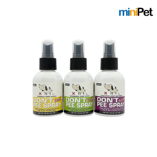 Minipet (มินิเพ็ท) สเปรย์กันฉี่ ห้ามฉี่ ป้องกันการขับถ่ายและฉี่ไม่เป็นที่ของสัตว์เลี้ยง บรรจุ 100 ml.