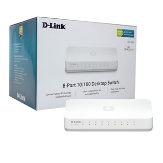 D-LINK Switch Hub 8 Port 10/100Mbps DES-1008C