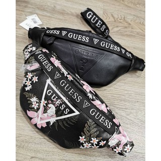 Guess Woman Factory Belt Bag กระเป๋าสะพาย/คาดเอว/คาดอก รุ่นใหม่ดีไซน์ยอดนิยมจาก GUESS FACTORY วัสดุหนังเเกะสังเคราะห์เนื