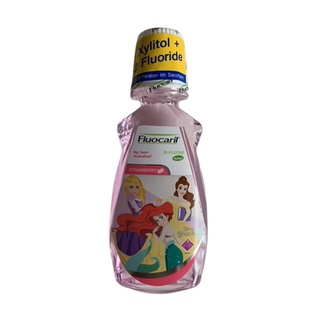 ฟลูโอคารีล น้ำยาบ้วนปากเด็ก เกิร์ล รสสตอเบอรรี่ ขนาด250ml. Exp:6/2/2026