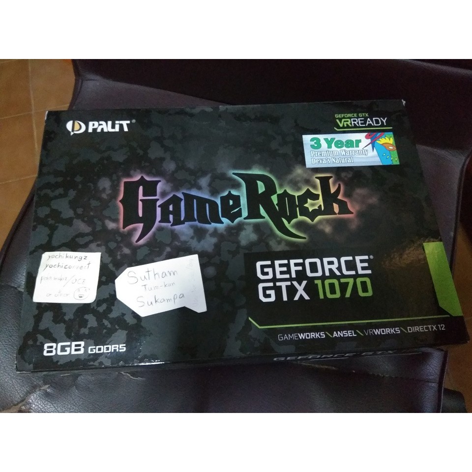 [มือสอง] Palit GTX1070 (8GB) GameRock Edition