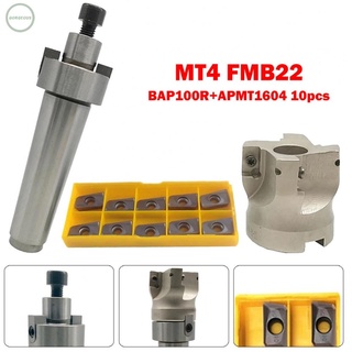 เม็ดมีดคาร์ไบด์ CNC MT4 FMB22 Shank 400R 50 มม. 4T APMT1604