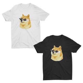 Dogecoin Memes เสื้อยืดสกรีนลาย เหรียญหมา เสื้อยืดนักเทรดคริปโต เสื้อยืดนักลงทุน Doge CoinSize S-5XL