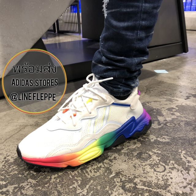 Adidas Ozweego Pride Ozweegopride Adiprene Rainbowsole eg1076 Shopee Thailand