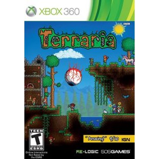 แผ่น XBOX 360 Terraria ใช้กับเครื่องที่แปลงระบบ JTAG/RGH