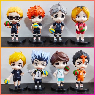 ไฮคิว เซ็ต 8ตัว ความสูง 9cm. #Haikyu