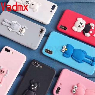 For Samsung Galaxy M10 A10 A70 A60 M40 A50 A7 2018 A9 Pro Case Cute Kaws Fashion Soft TPU Back Cover Phone Case