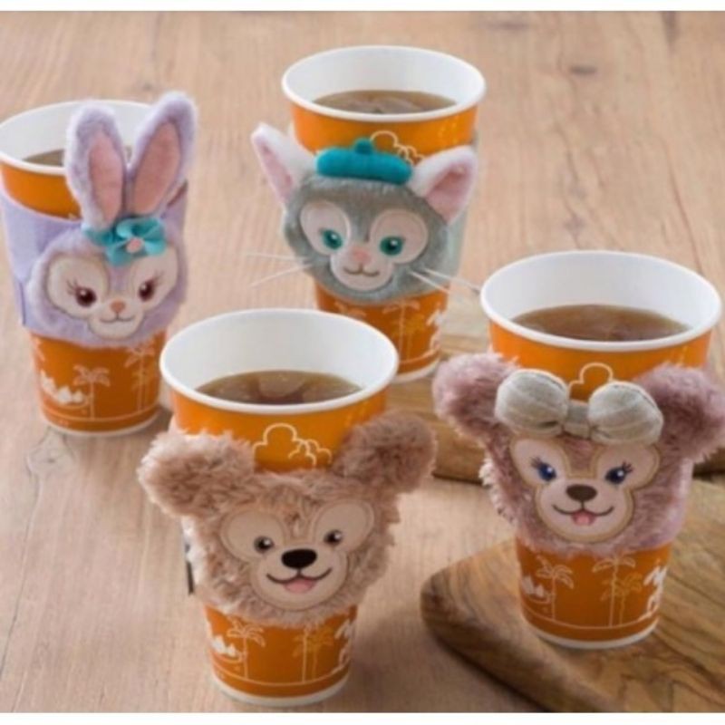 พร้อมส่งที่สวมแก้วน้ำ ลาย หมีดัฟฟี่ Duffy รูปที่ 2