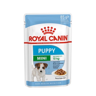 🐶🌸Pet4You🌸🐱โรยัลคานิน อาหารเปียก ลูกสุนัขพันธุ์เล็ก 1ซอง Royal canin Dog Pouch puppy mini (Gravy) มินิ ปับปี้