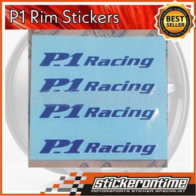 สติ๊กเกอร์ SPORT RIM P1 RACING
