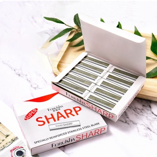 Sharp มีดโกนกันคิ้ว เพื่อความปลอดภัย สําหรับแต่งหน้า 10 ชิ้น