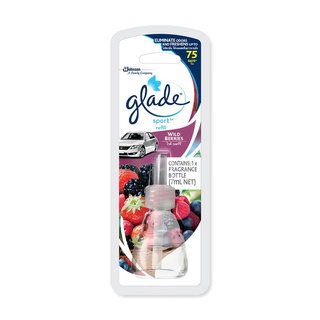 น้ำหอมปรับอากาศรถยนต์ GLADE SPORT 7ml WILD BERRIESAIR FRESHENER PERFUME CAR GLADE SPORT 7ml WILD BERRIES