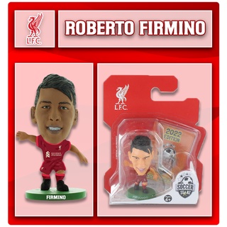 โมเดลนักฟุตบอล SoccerStarz ลิขสิทธิ์แท้จากสโมสรลิเวอร์พูล Liverpool - Roberto Firmino (2022 version)