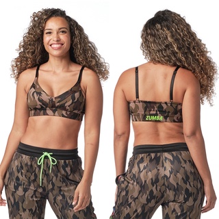 Zumba Camo Flame Bra (สปอร์ตบราออกกำลังกายซุมบ้า)