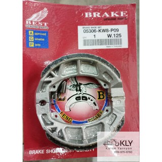 ผ้าเบรค หลัง หน้า ดั้มเบรค WAVE W125​ W110i​ W110​ Dream​ C70 HONDA RC110คริสตัล RC100 SWINGสวิง SMASH Y100 Y111อย่างดี