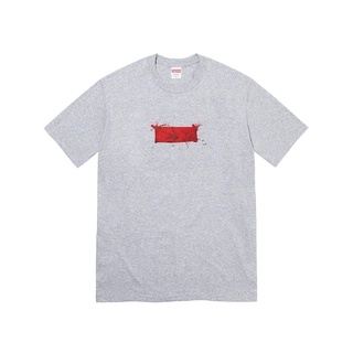 Supreme Ralph Steadman Box Logo Tee (HEATHER GRETY)