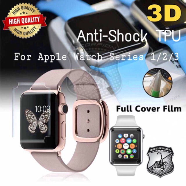 🔥ถูกสุด‼️ ฟิล์มกันรอย TPU เต็มจอ Apple Watch 38 40 41 42 44 mm film ฟิล์ม