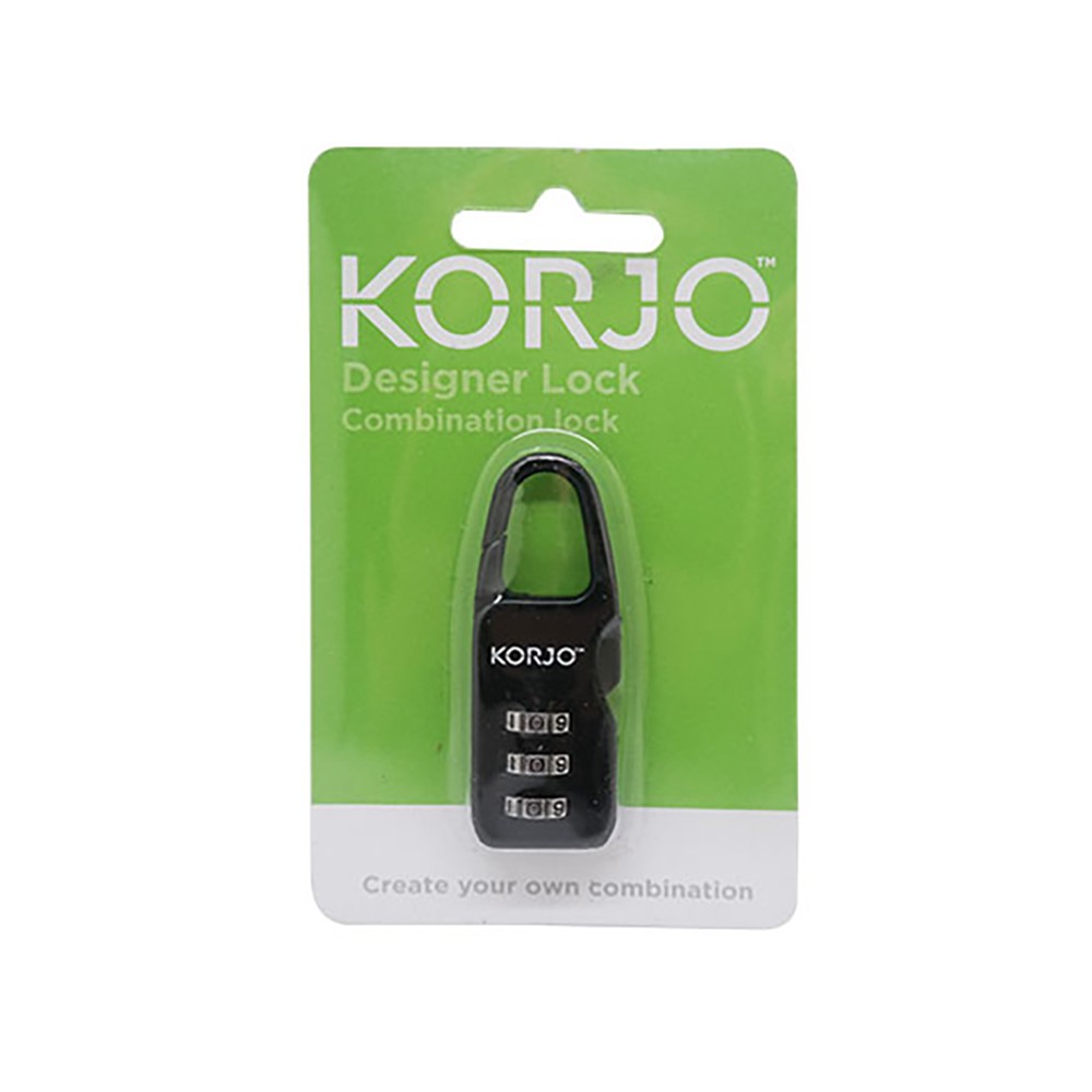 Korjo Designer Lock DL24 (ดํา/เงิน)