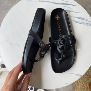 พร้อมส่ง #รองเท้าแตะ Tory Burch หนังนิ่มใส่สบาย