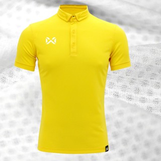 Warrix เสื้อโปโล รุ่น BUBBLE WA-3324 สีเหลือง Y2