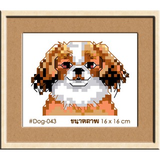 ไอแอมครอสติช iamcrossstitch DIY รหัสTmini-043 15x15 cm. ชุดอุปกรณ์งานฝีมือปักครอสติชครบชุด