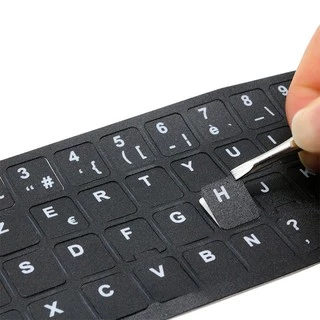 สติกเกอร์คีย์บอร์ด ภาษาไทย อังกฤษ / Thai English Keyboard sticker สติ๊กเกอร์ภาษาไทยแบบ 3M / เรืองแสง ITcam