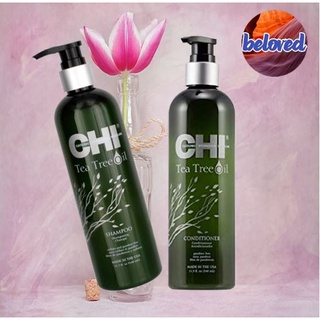 CHI Tea Tree Oil Shampoo/Conditioner 340/340 ml แชมพู และครีมนวด ที่ช่วยปรับสมดุลเส้นผม และหนังศรีษะ