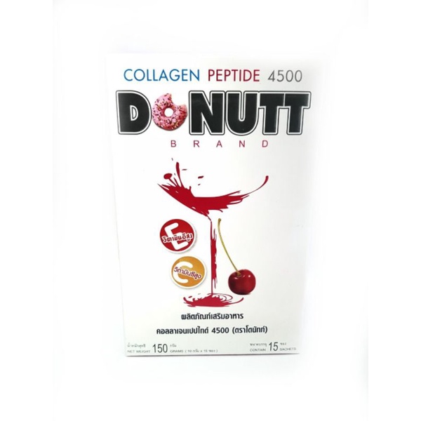 DONUTT Collagen peptide 4500 บำรุงผิวและข้อ