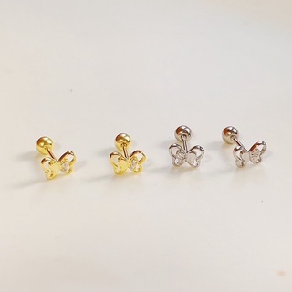 LLRB | จิวเงินแท้ 925 ผีเสื้อ สวยเพชร CZ Piercing butterfly Silver925