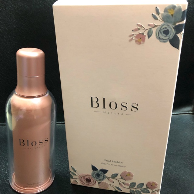 Bloss Natura Facial Emulsion ครีมบำรุงผิวหน้าเพื่อผิวกระจ่างใส ดูแลผิวอย่างอ่อนโยน เนื้อครีมบางเบาไม