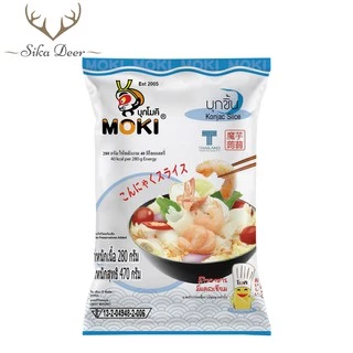 MOKI บุกชิ้น 280 กรัม (FK0015-1) บุกคีโต บุกเพื่อสุขภาพ ไม่มีแป้ง คีโต คลีน เจ keto Konjac Slice