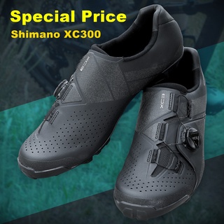 รองเท้าเสือภูเขา Shimano XC3 สีดำ หน้ากว้าง ใส่สบาย XC300