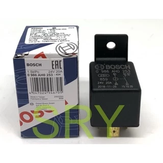 รีเลย์ Bosch Relay 0986AH0253 24V 5 ขา ( 1 กล่อง 10 ชิ้น ) สำหรับรถยนต์ทุกรุ่น