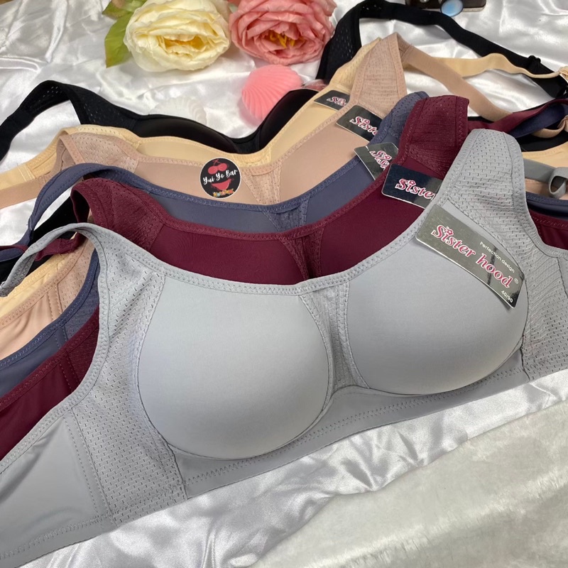 1840#Sister hood Size34-42👙เสื้อในทรงสปอร์ตแบบไม่มีโครง ผ้านิ่มมากมากเก็บทรงใส่สบายที่สุด❗️❗️❗️ท Na