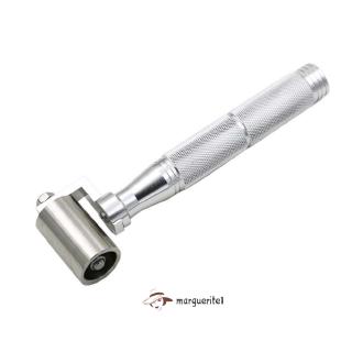 ☀Ultra Low Price☀ Stainless Steel Flat Pressure Roller Wallpaper Apply Hand Tool W/ Bearing