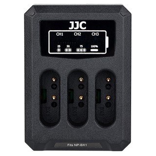 Jjc ที่ชาร์จแบตเตอรี่ USB สําหรับ Sony ZV-1 ZV1 ZV1II ZV1F RX1R RX1RII RX100M2 RX100III RX100IV RX100M5 RX100VII RX100VI HX50 HX60 HX300 HX400 (ที่ชาร์จ สําหรับ Sony NP-BX1)