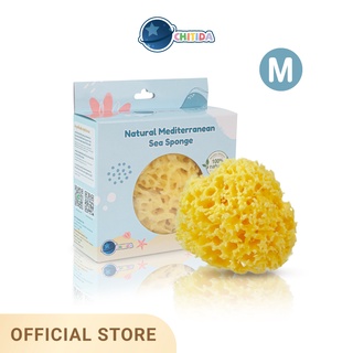 Chitida Natural Mediterranean Sea Sponge  ฟองน้ำธรรมชาติ 100% ชนิด Honey Comb สำหรับอาบน้ำ ขนาด M