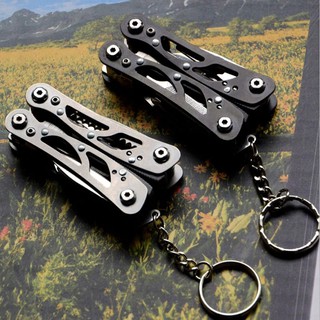 เครื่องมือเอนกประสงค์ (multi tool)  เล็กกะทัดรัด เป็นพวงกุญแจขนาดพกพา พร้อมไนล่อนเคส