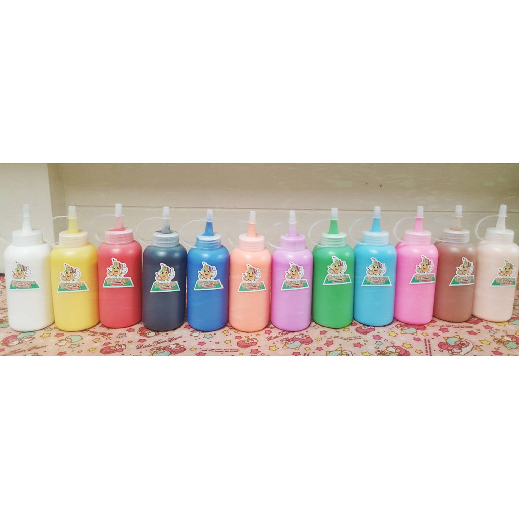 สีน้ำอะคริลิคปลอดสารพิษ ขนาด 300ml  มี 12 สี ราคา ถูกที่สุด ดีลบีเคเค แกลเลอรีภาพที่ 2