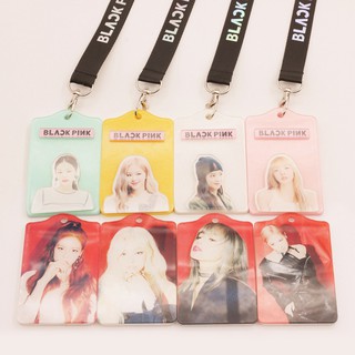 การ์ดที่ใส่บัตรลาย Kpop Blackpink