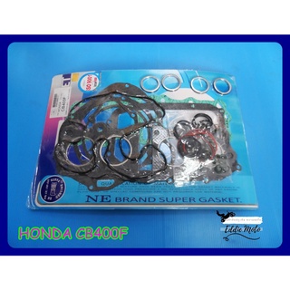 HONDA CB400F year 1975-1977 ENGINE GASKET COMPLETE SET "NON ASBESTOS"  // ISO 9001 // ปะเก็นเครื่องชุดใหญ่ ไม่มีแร่ใยหิน