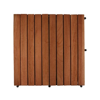 ทางเท้าไม้เนื้อแข็ง-ลอน 50x50 ซม. WOODEN FLOOR DECKING SPRING 50X50CM