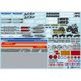 TAMIYA 54630 RC SPONSER STICKER SET Off Road Car