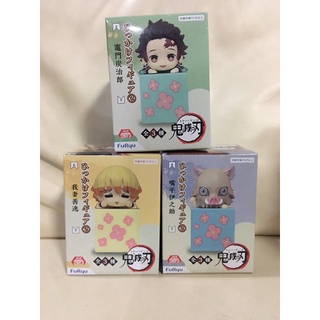 Hook Figure FuRyu เกาะกล่อง vol.2 Tanjiro, Inosuke, Zenitsu Kimetsu no Yaiba ดาบพิฆาตอสูร Lot Jp มือ 1