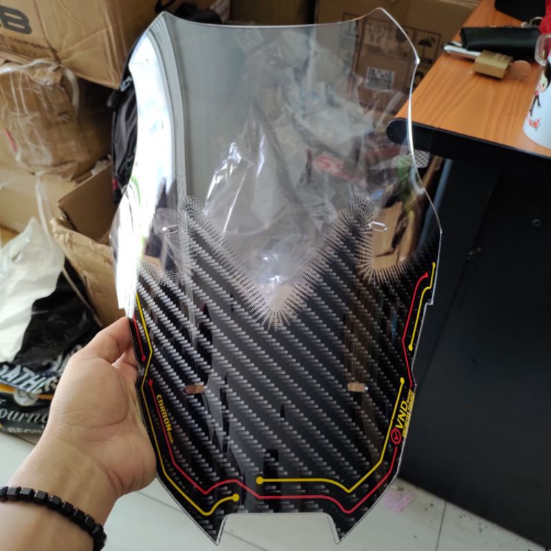 Winshield Ocito Visor Ocito Nmax New 2020-2021 Visor Ocito Nmax New 2020-2021VND Carbon